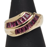 K18YG イエローゴールド ルビー1.72ct リング 指輪 レディース 13.5号 【中古】